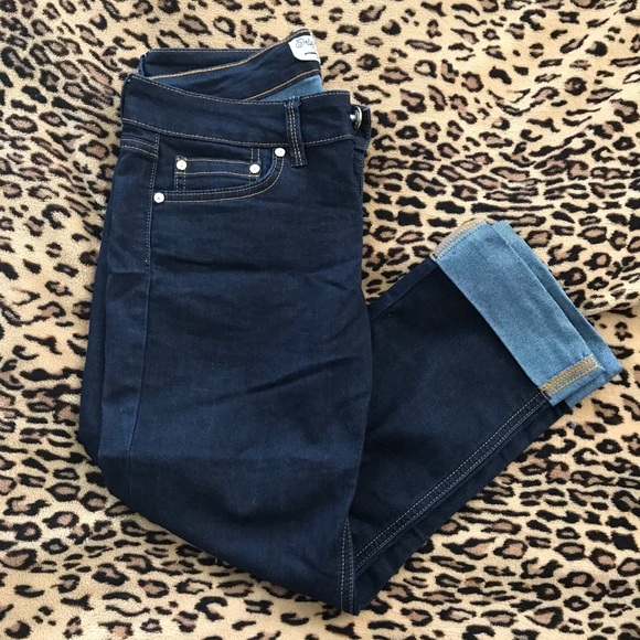 indigo rein capri jeans